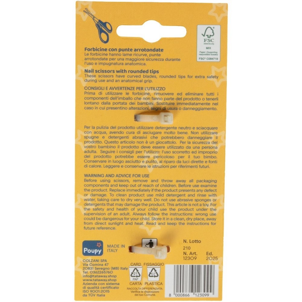 Forbicina Per Neonati Poupy - Foto 2