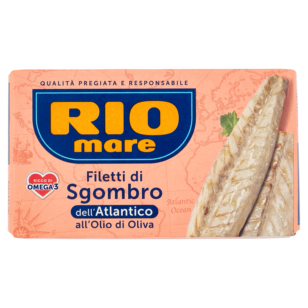 Filetti Di Sgombro Dell'atlantico All'olio D'oliva Rio Mare - Foto 1