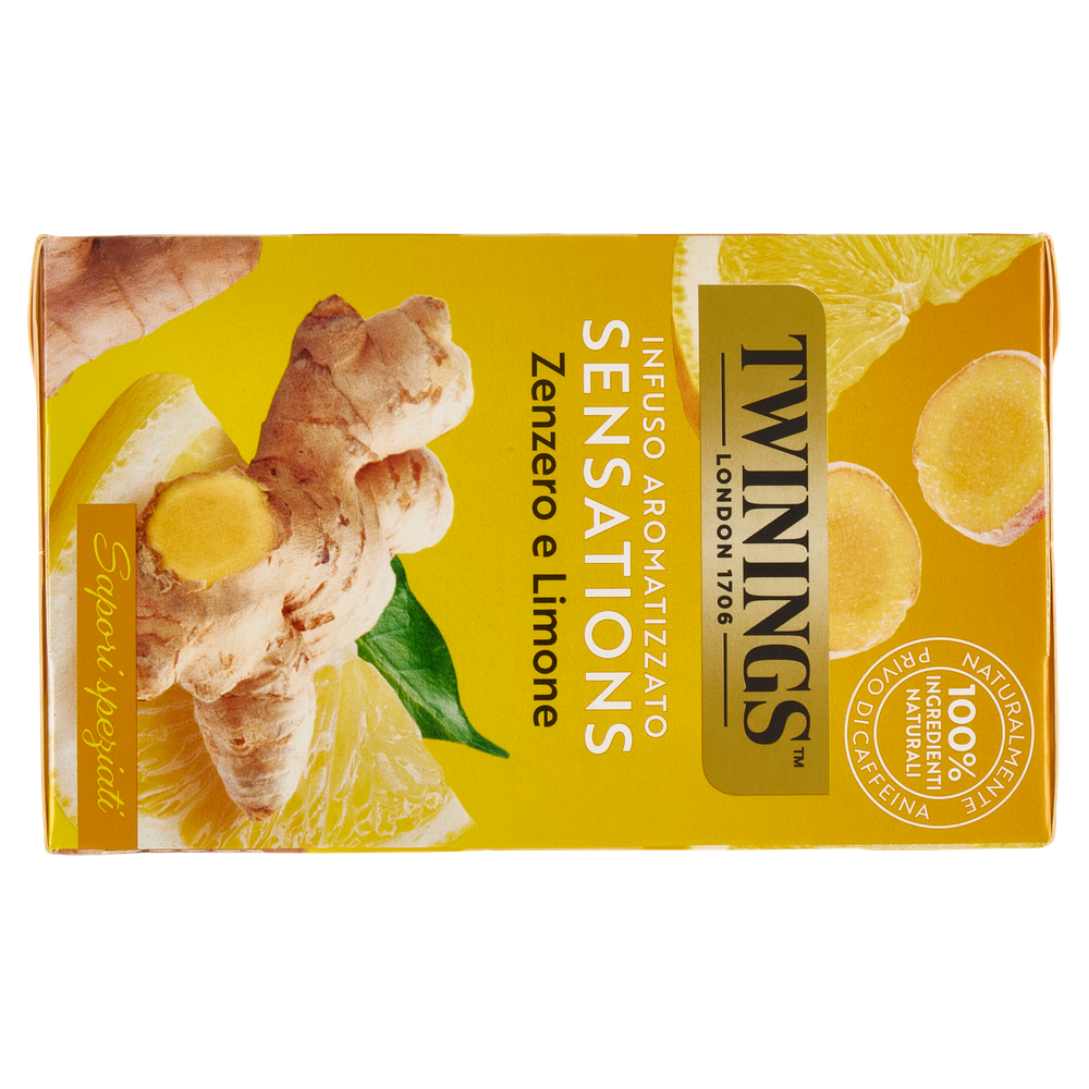 Infuso Aromatizzato Allo Zenzero E Limone Biologici 20x2g Twinings - Foto 3