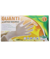 Guanti Lattice Monouso Talcati Taglia L Conf . Da 100 Guanti Lattice Monouso Talcati Taglia L Conf . Da 100