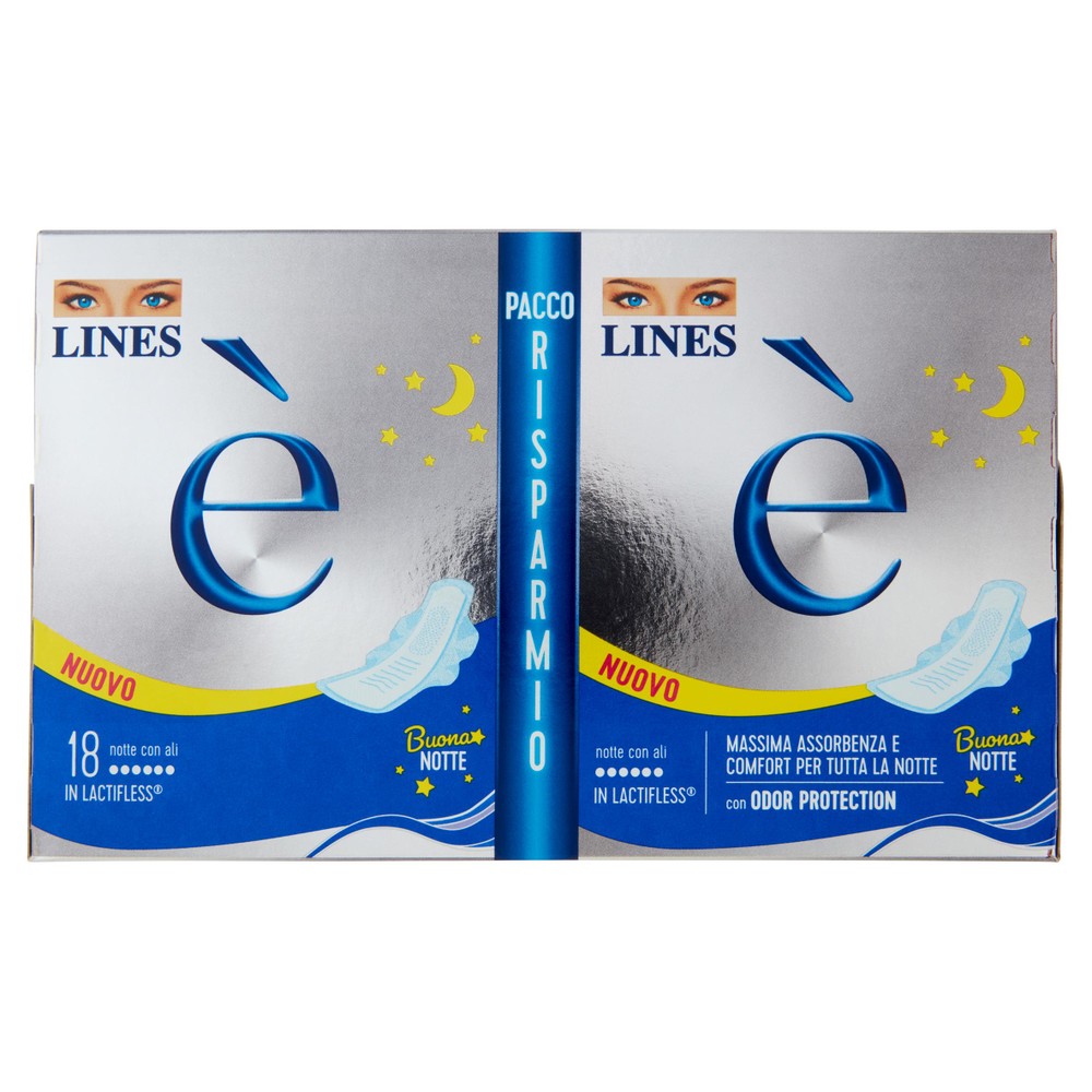 Assorbenti Notte Con Ali Lines E' - Foto 1