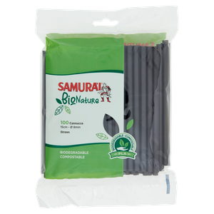 Cannucce Biodegradabili Compostabili Samurai