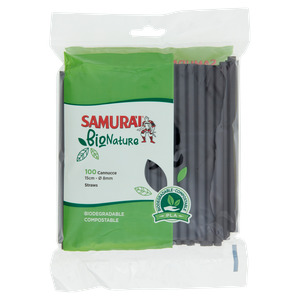 Cannucce Biodegradabili Compostabili Samurai - Foto 1