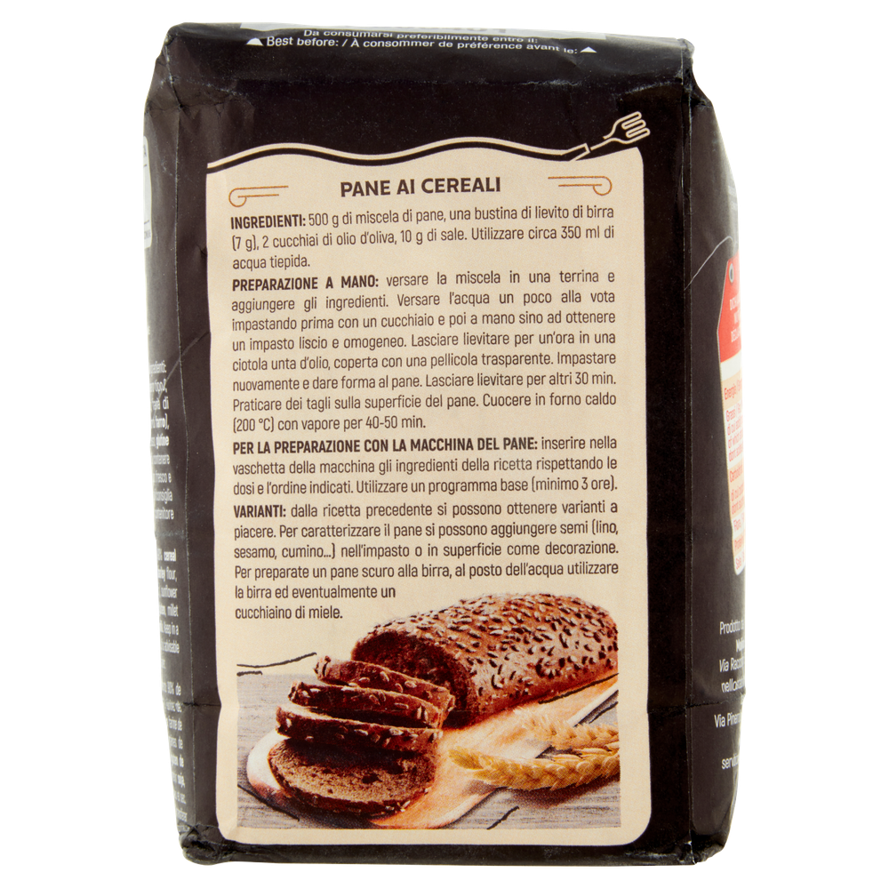 Mix Preparato Per Pane Nero Molino Chiavazza - Foto 3