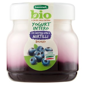 Yogurt Intero Con Confettura Extra Mirtilli Bennet Bio - Foto 1