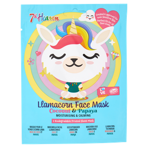 Maschera Viso Unicorno Cocco E Papaya Face Food - Foto 1