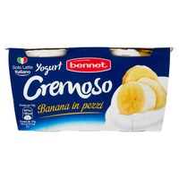 Yogurt Intero Cremoso Alla Banana Bennet 2 Da Gr . 125 Yogurt Intero Cremoso Alla Banana Bennet 2 Da Gr . 125