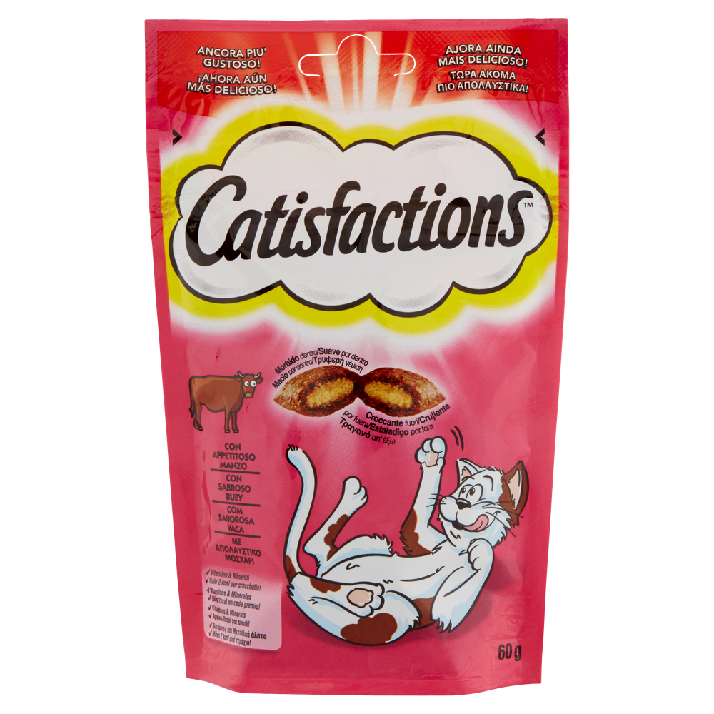 Snack Per Gatti Al Manzo Catisfaction - Foto 1