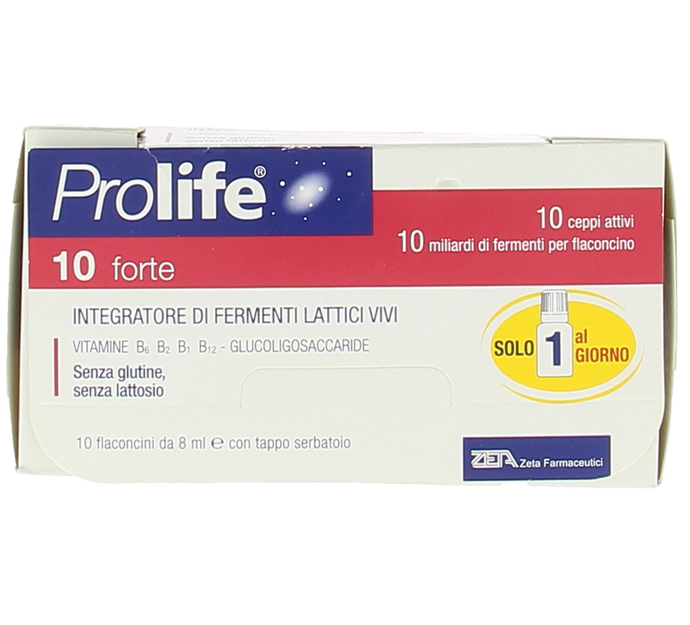 Fermenti Lattici Prolife Forte 10 Flaconi Da Ml.8 - Foto 1