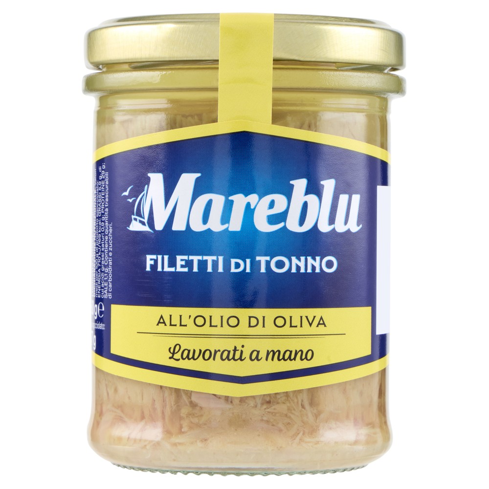 Filetti Di Tonno Classici In Olio D'oliva Mareblu - Foto 1