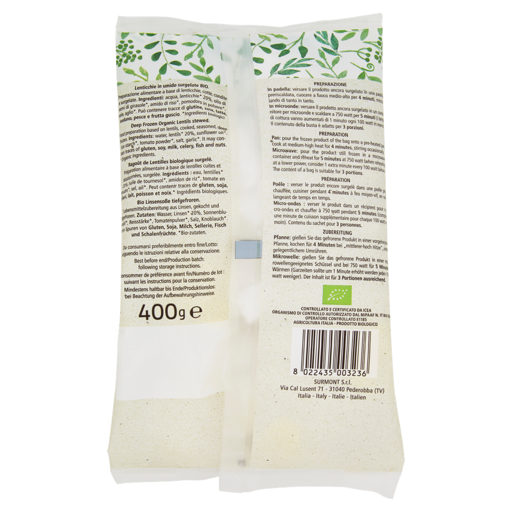 Lenticchie In Umido Bio Cucina Sartor - Foto 3