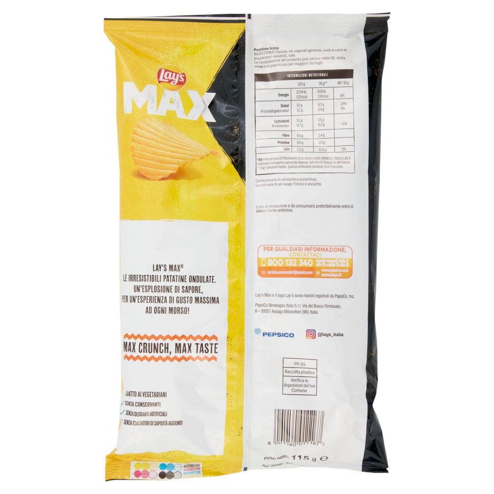 Patatine Ondulate Classiche Max Lay's - Foto 3