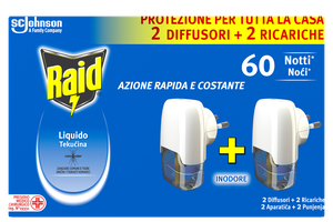 Antizanzare E Insetticida Elettrico Inodore 60 Notti Raid - Foto 1