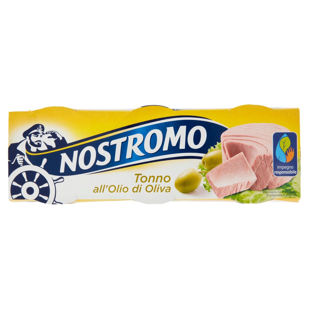 Tonno In Olio D'oliva Nostromo 3 Da Gr.70