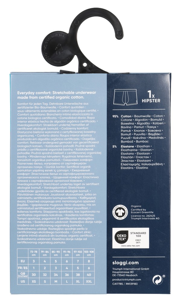 Boxer Uomo Core Comfort L Bianco Sloggi - Foto 3