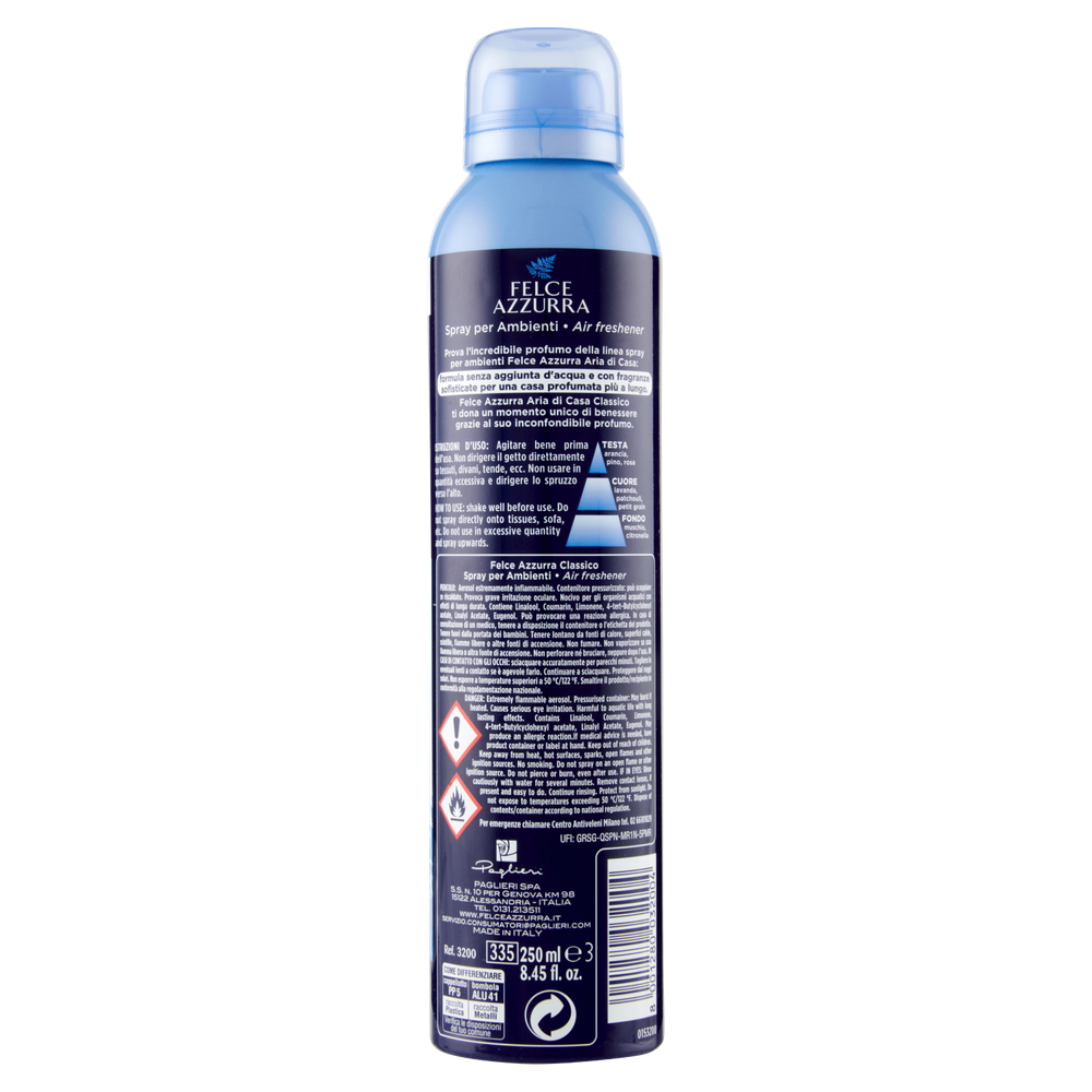 Deodorante Per Ambiente  Spray Aria Di Casa Felce Azzurra - Foto 3