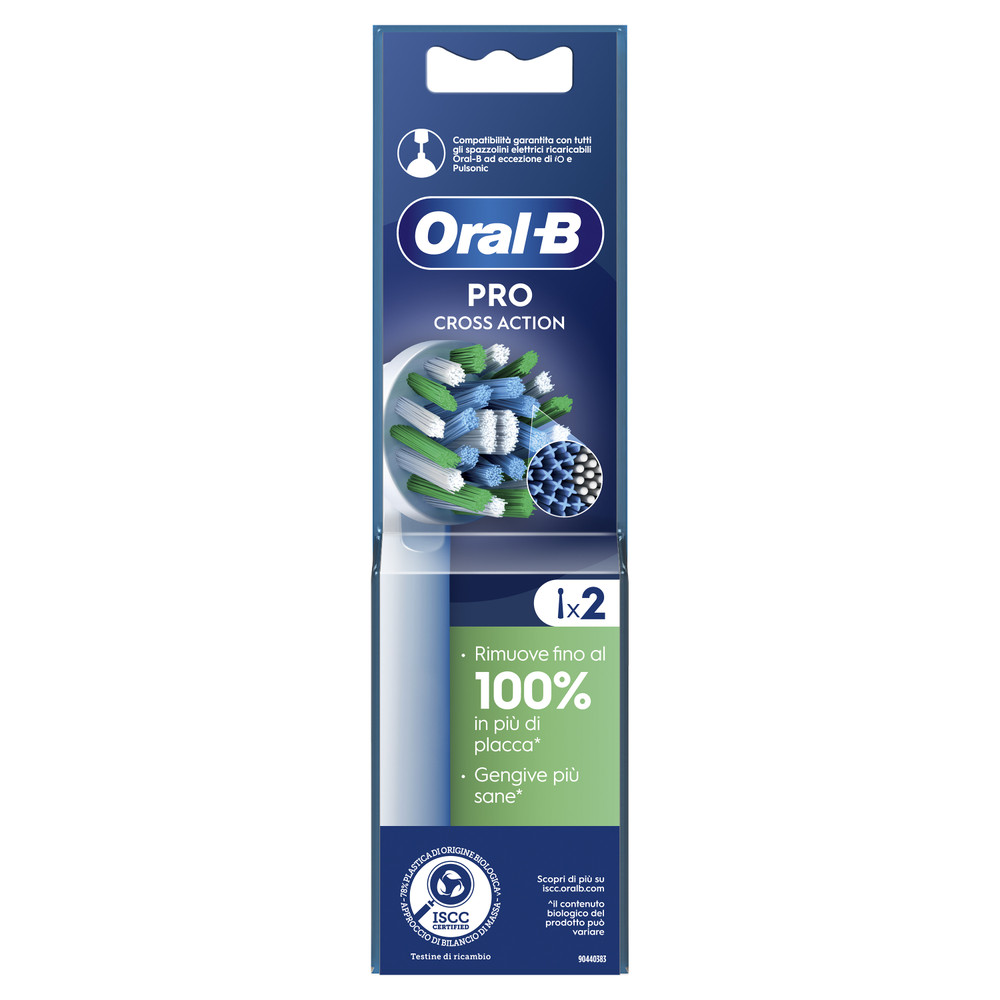2 Testine Ricambio Crossaction Oral-B - Foto 1