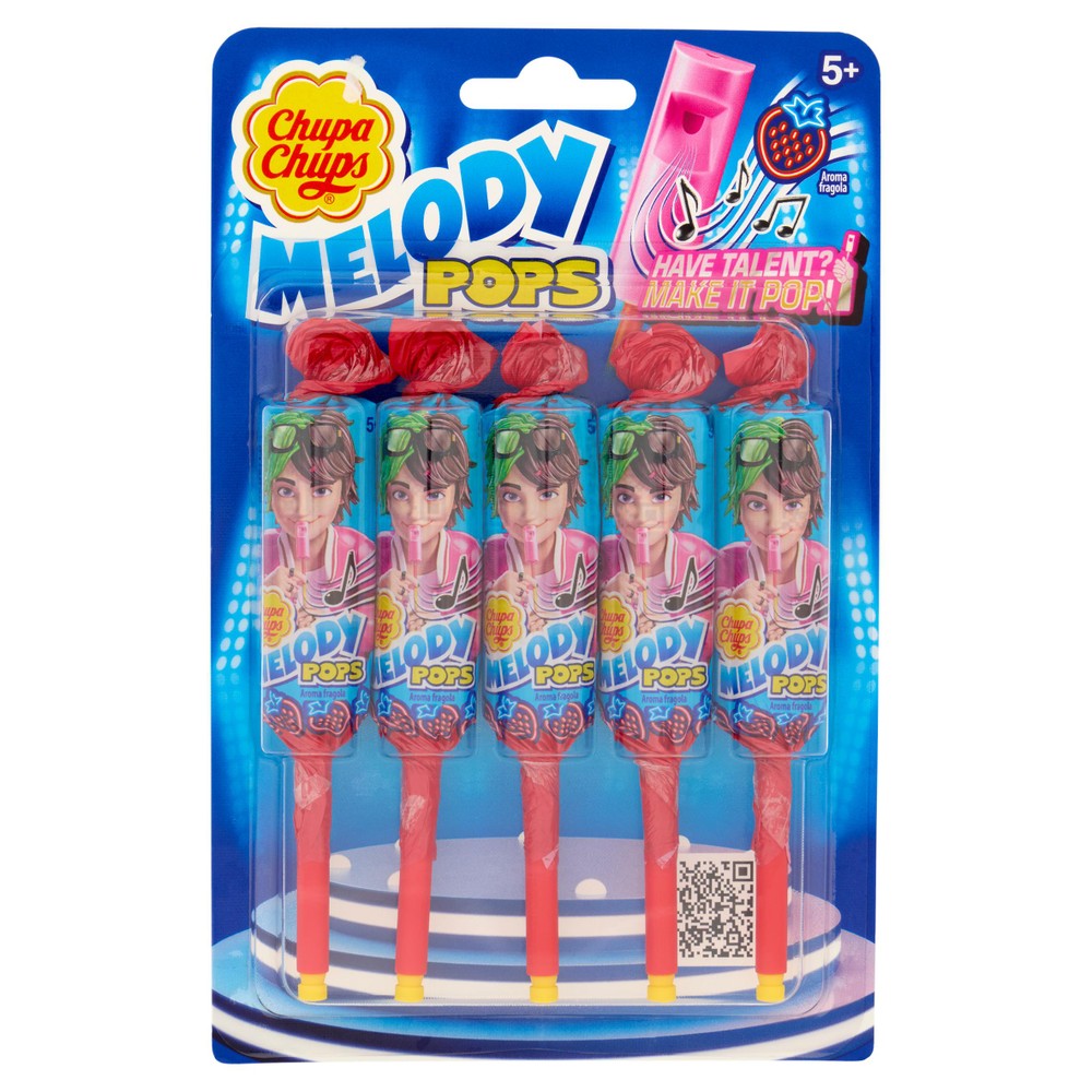 Lollipop Melody Pops Al Gusto Fragola 5x15g Chupa Chups - Foto 1