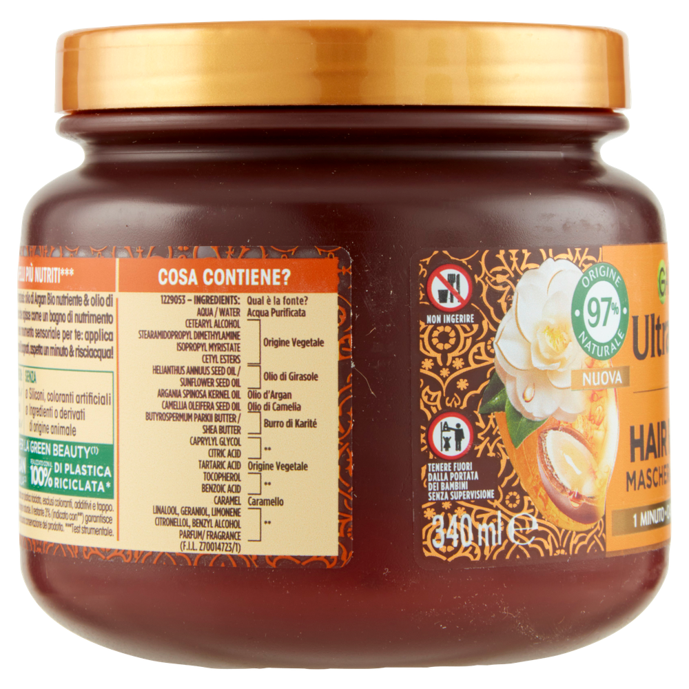 Maschera Capelli Nutriente Hair Remedy Ultradolce Garnier - Foto 2