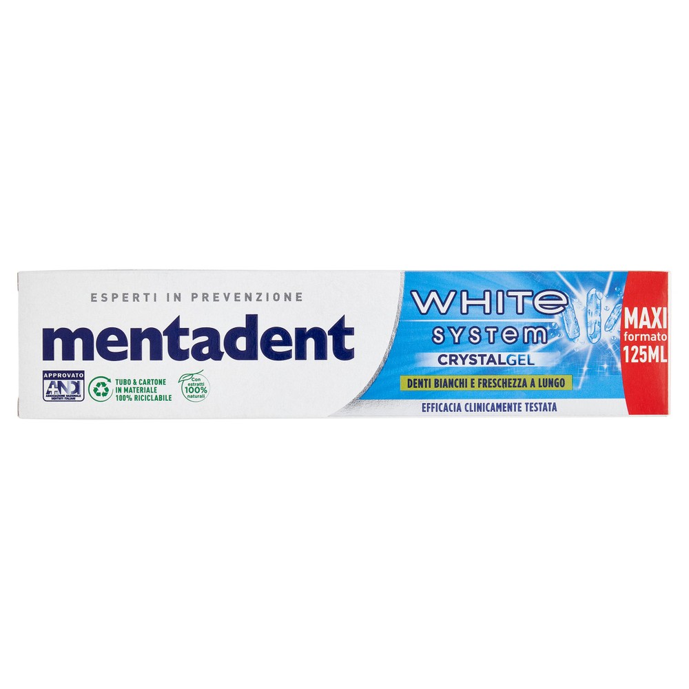 Dentifricio Crystal Mentadent - Foto 1