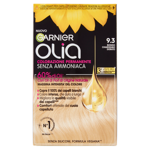 Colorazione Capelli 9.3 Biondo Chiarissimo Dorato Olia Garnier - Foto 1