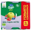 Omogeneizzato Solo Mela Fragola Mirtilli Conf.Da 4 Hero