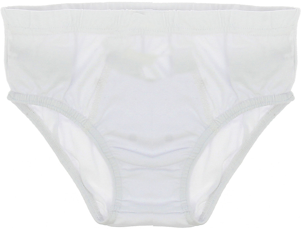 Slip Bambino 12/13 Bianco Con Elastico Ricoperto Delinea