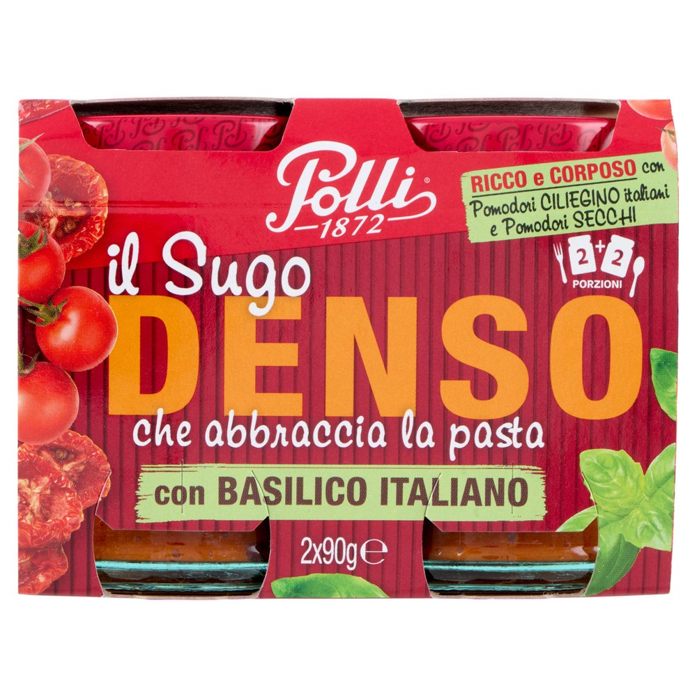 Sugo Denso Di Pomodoro Al Basilico Italiano Polli - Foto 1