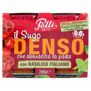 Sugo Denso Di Pomodoro Al Basilico Italiano Polli - Foto 1