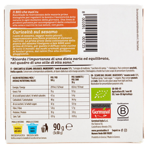 Barrette Al Sesamo Bio 3x30g Germinal Bio - Foto 3