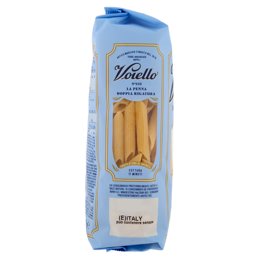 Pasta La Penna Doppia Rigatura N.152 Grani 100% Italiani Voiello - Foto 2
