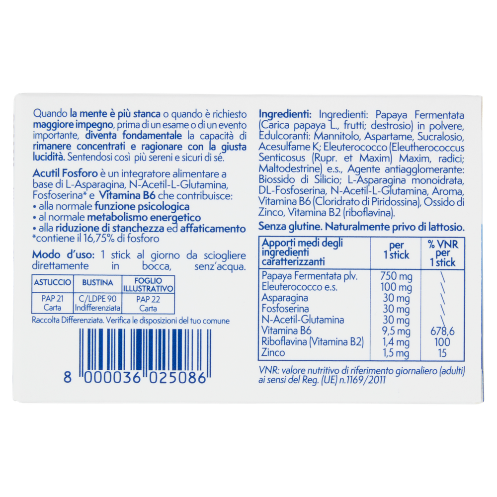 Acutil Fosforo Advance Stick Orosolubili - Foto 3