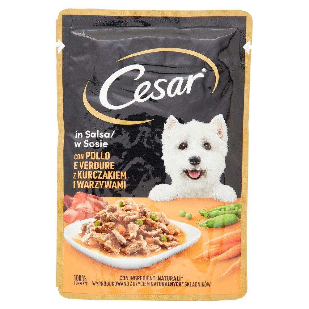 Cesar Cibo Umido Per Cani Adulti Con Pollo E Verdure Miste - Foto 1
