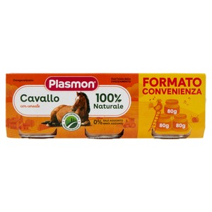 Omogeneizzato Cavallo 3x80g Plasmon - Foto 1