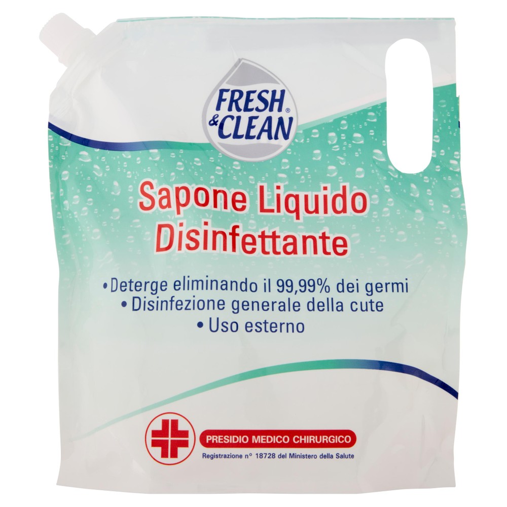 Sapone Liquido Ricarica Fresh And Clean Disinfettante - Foto 1