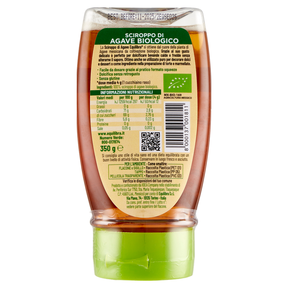 Sciroppo D'agave Bio Equilibra - Foto 3