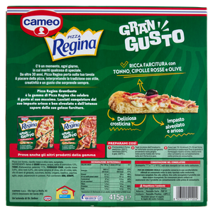 Pizza Regina Gran Gusto Tonno, Cipolle E Olive 415g Cameo - Foto 3