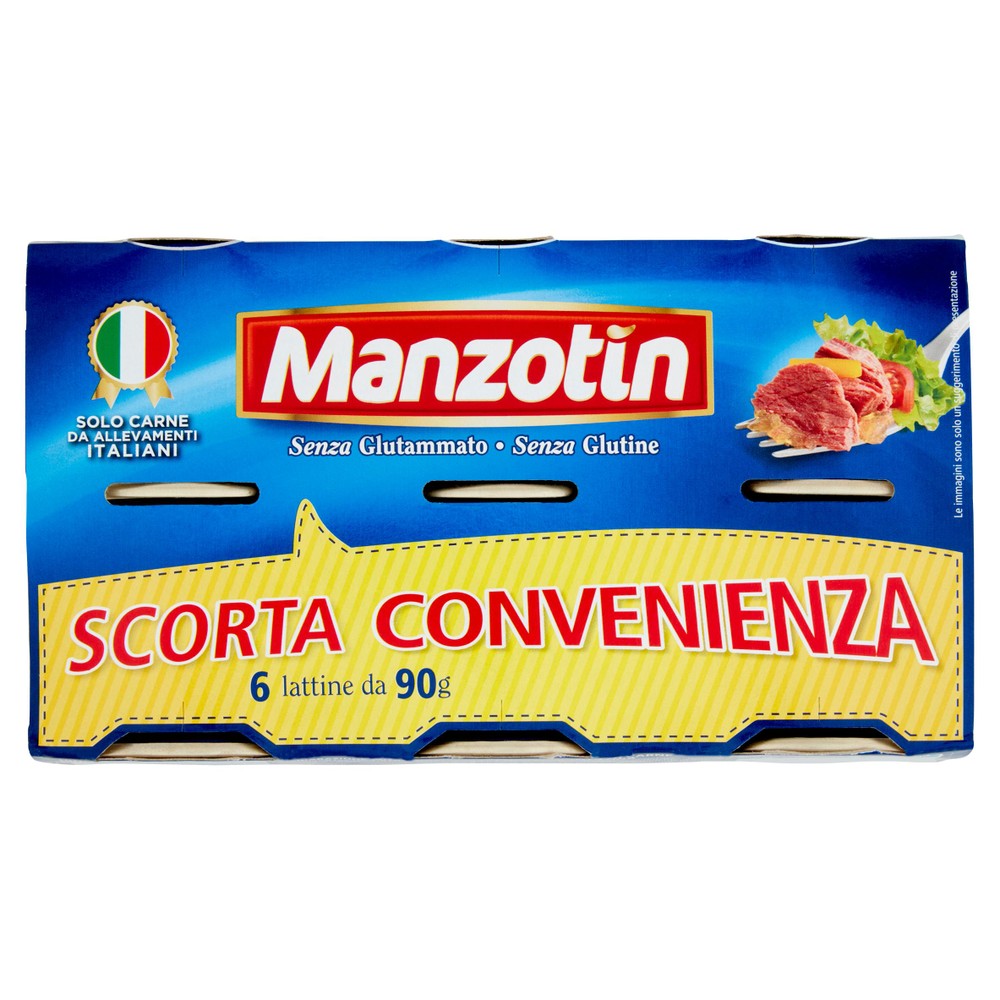 Carne In Scatola 6x90g Manzotin - Foto 1