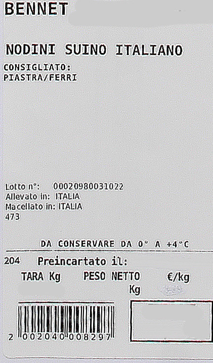 Nodino Suino Italiano Filiera Valore Bennet - Foto 3