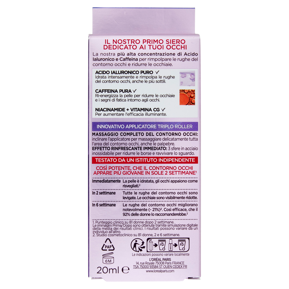 Siero Filler Occhi Revitalift L'oreal - Foto 3
