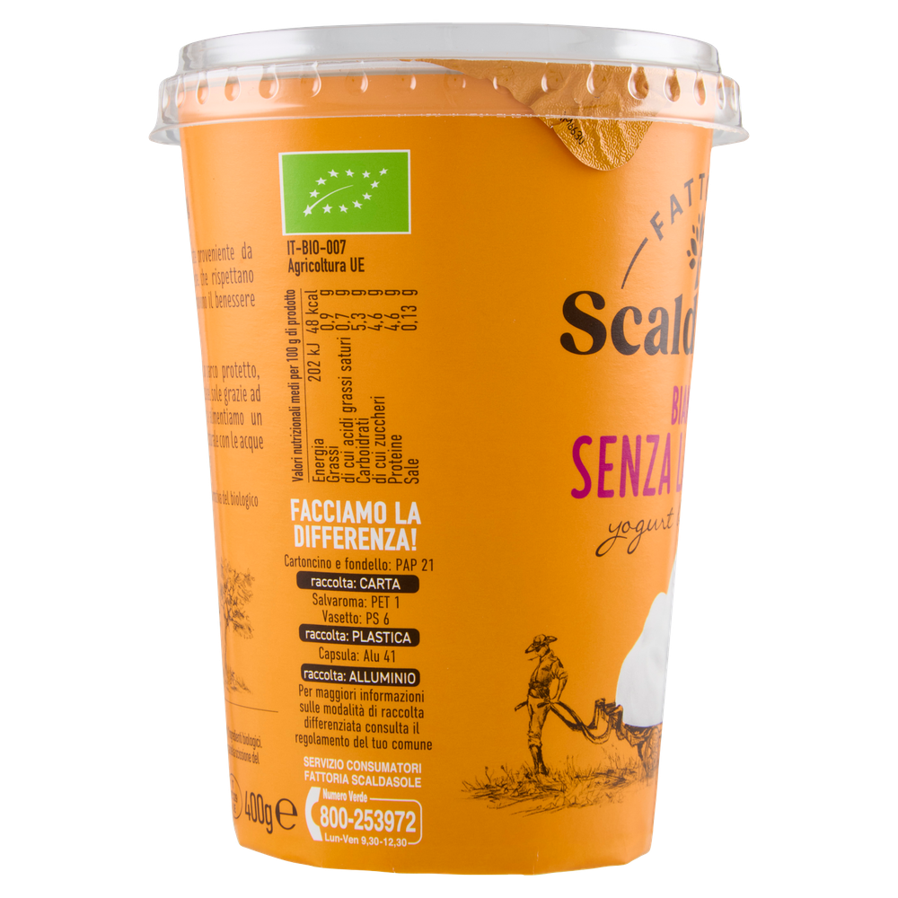 Yogurt Bio Magro Senza Lattosio Scaldasole - Foto 2