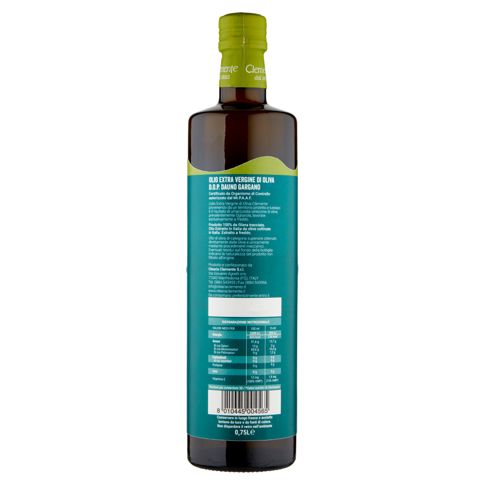 Olio Extra Vergine D'oliva Dauno Gargano Premium Clemente - Foto 3