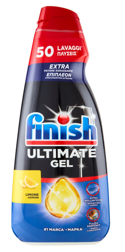 Detergente Per Lavastoviglie Finish Gel Ultimate Limone 50 Lavaggi - Foto 1