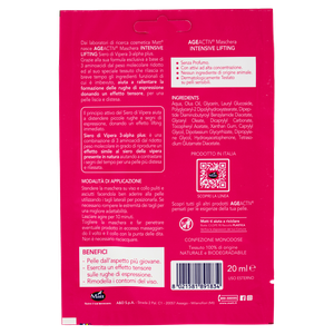 Maschera Viso & Collo In Tessuto Intensive Lifting Matt - Foto 3