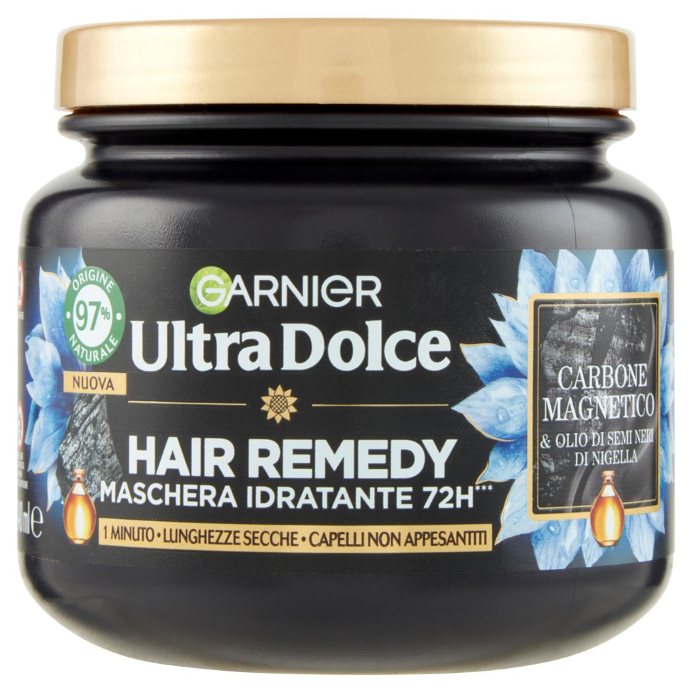 Maschera Capelli Carbone Ultradolce Garnier - Foto 1