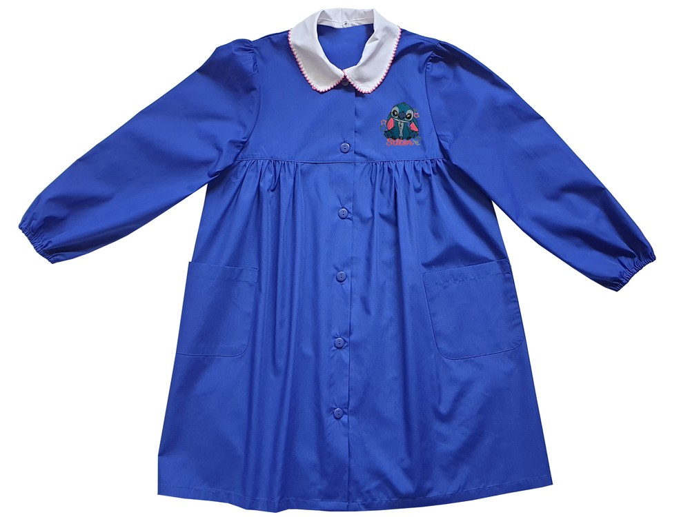 Grembiule Scuola Bambina 6 Anni Bluette - Foto 1