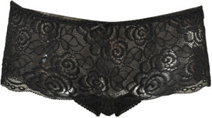 Culotte Donna Con Pizzo 6 Nero Delinea