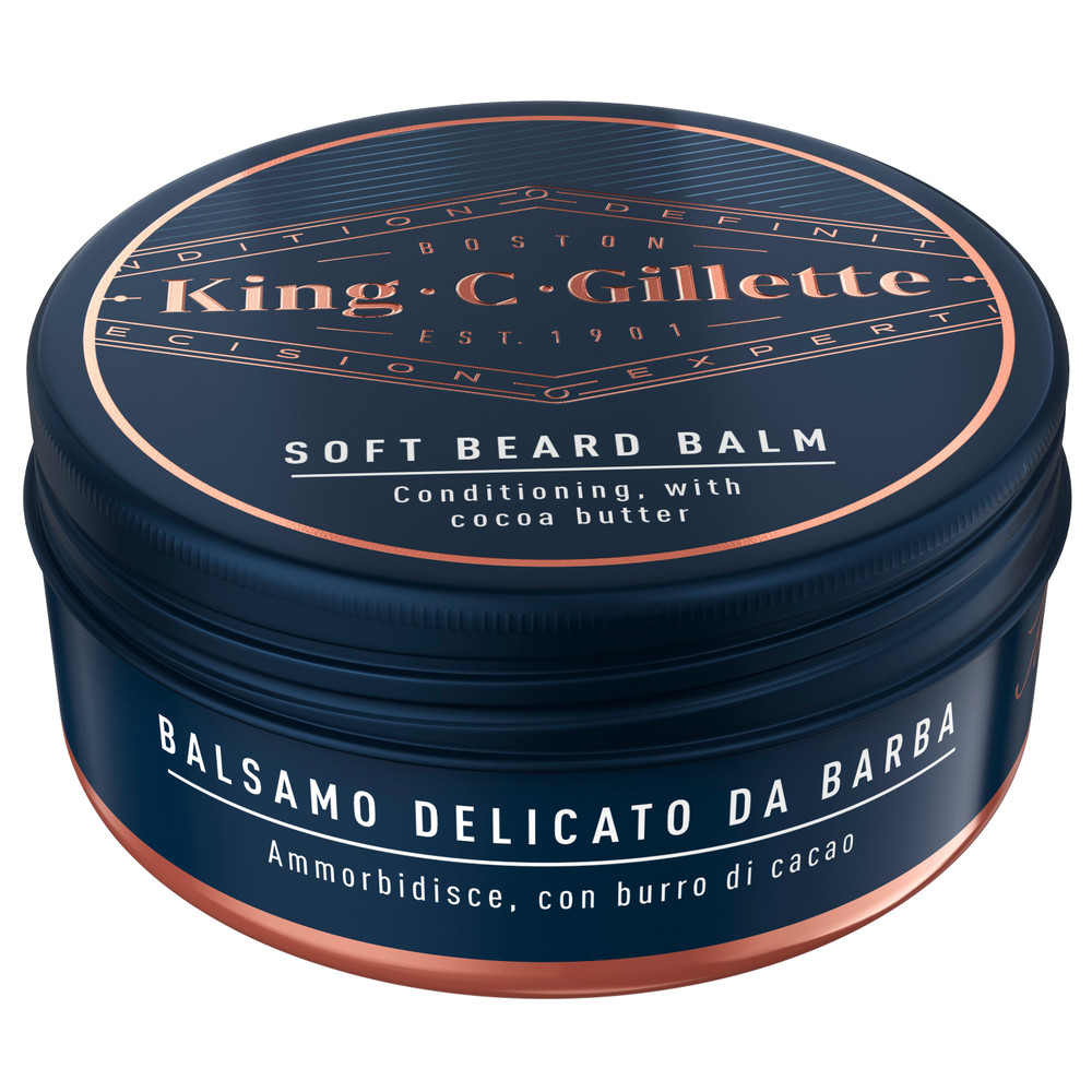 Balsamo Da Barba Uomo Olio Di Argan King C. Gillette - Foto 1