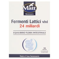 Fermenti Lattici Vivi 24 Miliardi Matt , 10 Capsule Fermenti Lattici Vivi 24 Miliardi Matt , 10 Capsule