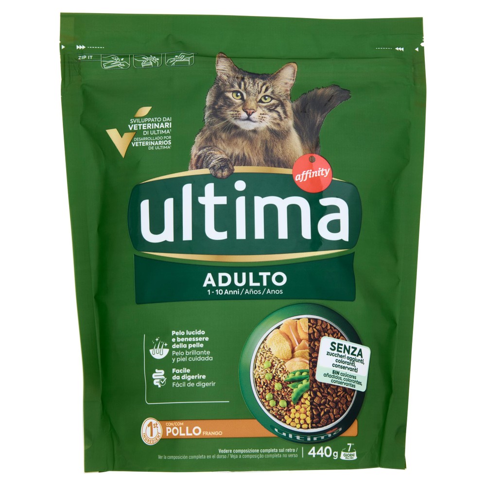 Alimento Secco Per Gatti Pollo Ultima - Foto 1